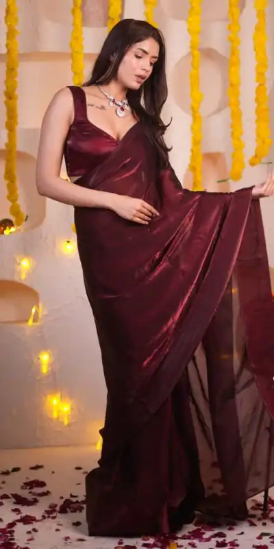 SC 241 Maroon Color Soft Fancy Tabby Design All Over Saree Party Wear, Events, Festivals Expected Delivery 4-6 Working Days 1999/- | Sarees, Bollywood Sarees, Creative Sarees, Designer Sarees, Embroidered Sarees, Ethnic Saree, Modern Digital sarees, Party Wear Sarees