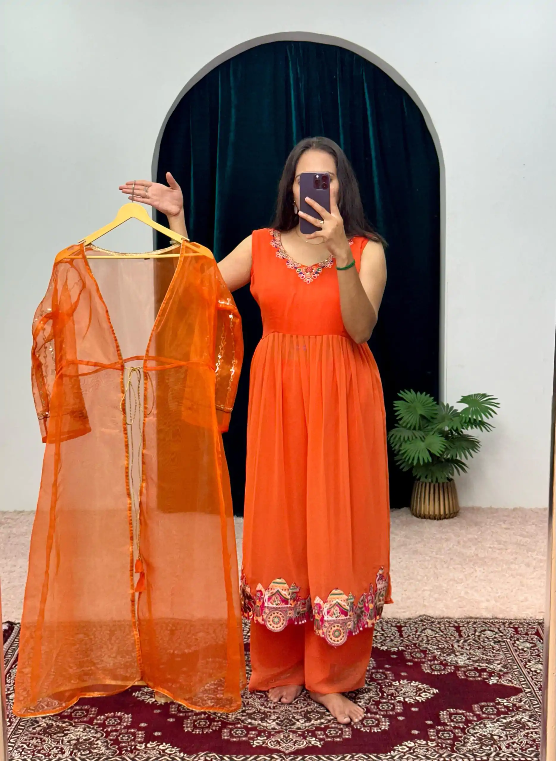 ST 1052 Orange Color Chine Stitched Less Work Salwar Suit Casual, Wedding, Party, Festive, Events Etc. Expected Delivery 4-6 Working Days @2099/- | Salwar suit, Designer Suits, Casual Suits, Creative suits, Palazzo Suits, Party Wear Suits, Patiala Suits, Straight Suits