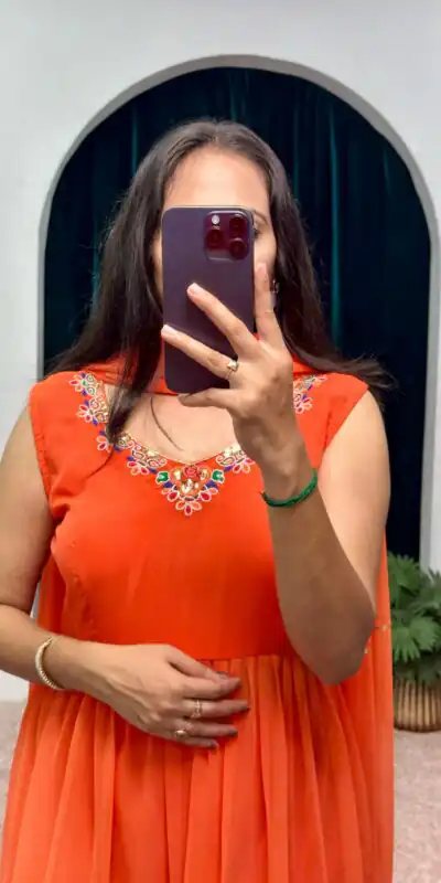 ST 1052 Orange Color Chine Stitched Less Work Salwar Suit Casual, Wedding, Party, Festive, Events Etc. Expected Delivery 4-6 Working Days @2099/- | Salwar suit, Designer Suits, Casual Suits, Creative suits, Palazzo Suits, Party Wear Suits, Patiala Suits, Straight Suits