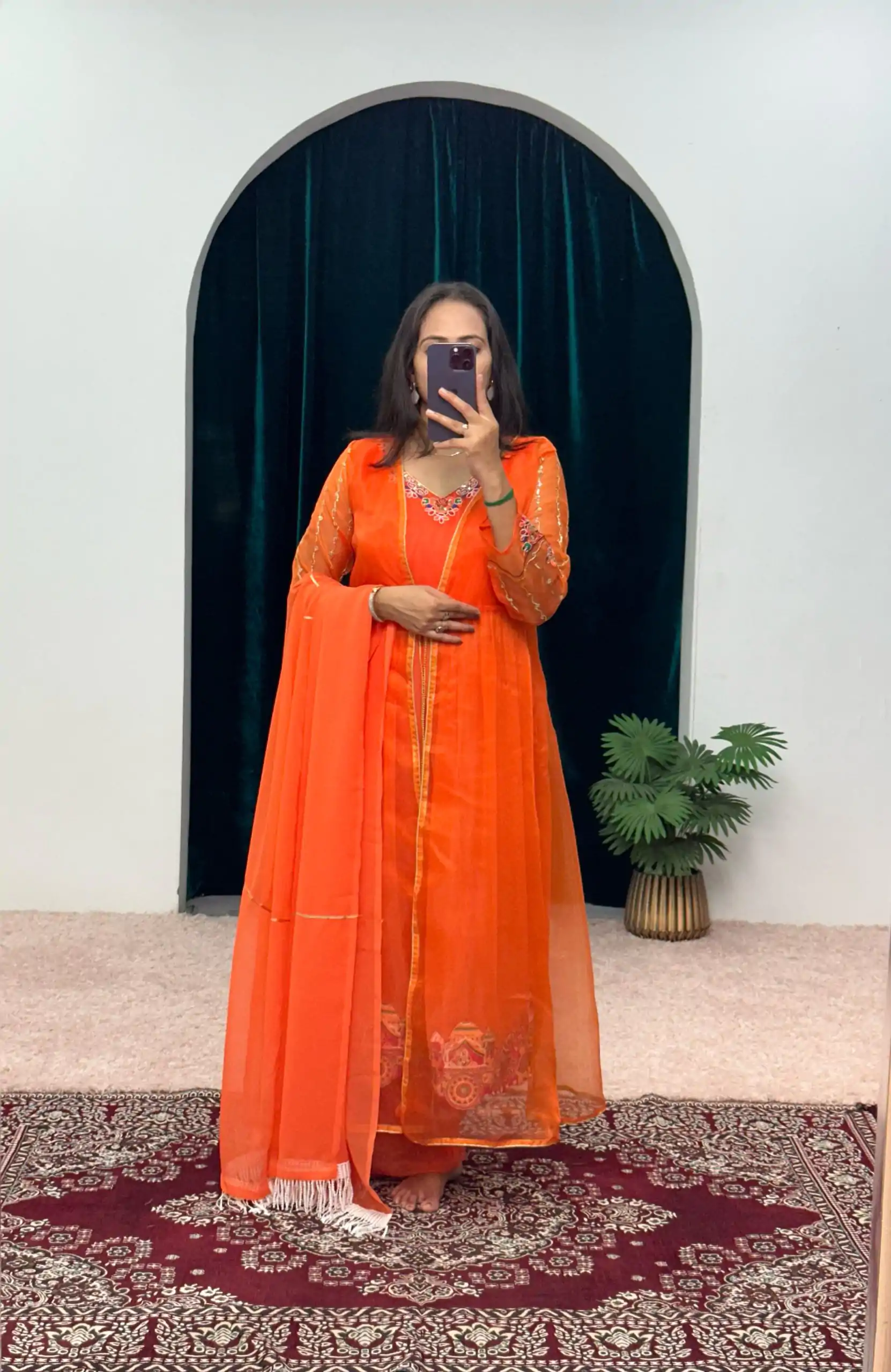 ST 1052 Orange Color Chine Stitched Less Work Salwar Suit Casual, Wedding, Party, Festive, Events Etc. Expected Delivery 4-6 Working Days @2099/- | Salwar suit, Designer Suits, Casual Suits, Creative suits, Palazzo Suits, Party Wear Suits, Patiala Suits, Straight Suits