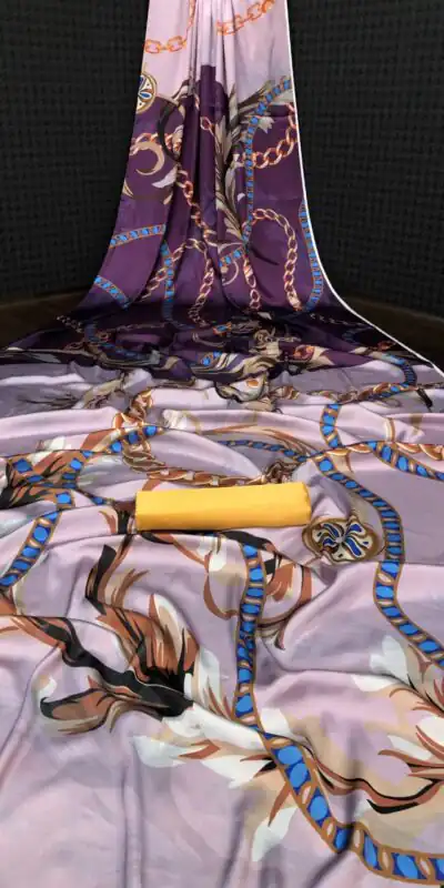 Veechis ANOKHI Purple Color Heavy Devsena Soft Silk Beautiful Digital Printed Saree Casual, Party Festive, Events. Expected Delivery 4-6 Working Days @1499 | Sarees, Bollywood Sarees, Creative Sarees, Designer Sarees, Embroidered Sarees, Modern Digital sarees, Party Wear Sarees