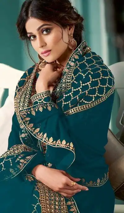 FC ASHIRWAD 8338 Blue Color Georgette Embroidery Sequence Sharara Suit Wedding, Party, Festive Expected Delivery 4-6 Working Days  @2549/- | Jump Suits, Salwar suit, Designer Suits, Casual Suits, Creative suits, Palazzo Suits, Party Wear Suits, Patiala Suits, Straight Suits