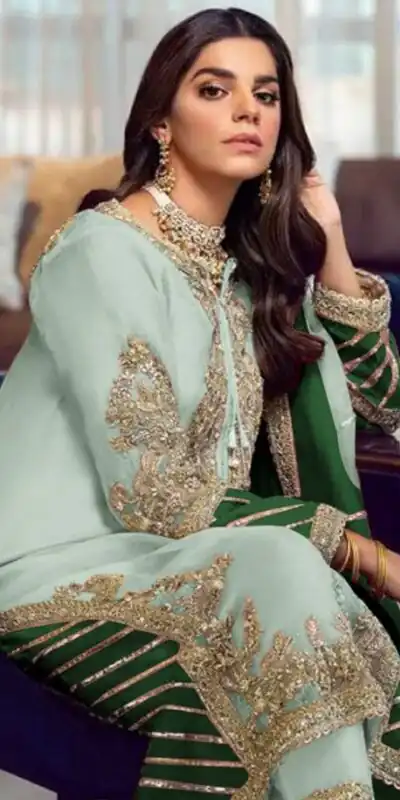 FC Pakistani 1019 Light Green Georgette Embroidery Sequence Salwar Suit Wedding, Party, Festive events, Expected Delivery  4-6 Working Days @2099 | Salwar suit, Designer Suits, Casual Suits, Creative suits, Palazzo Suits, Party Wear Suits, Patiala Suits, Straight Suits