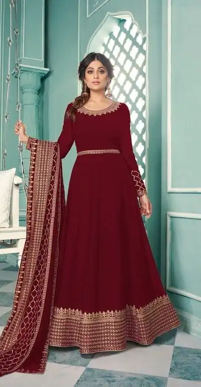 FC ASHIRWAD 8338 Maroon Color Georgette Embroidery Sequence Sharara Suit Wedding, Party, Festive Expected Delivery 4-6 Working Days  @2549/- | Jump Suits, Salwar suit, Designer Suits, Casual Suits, Creative suits, Palazzo Suits, Party Wear Suits, Patiala Suits, Straight Suits