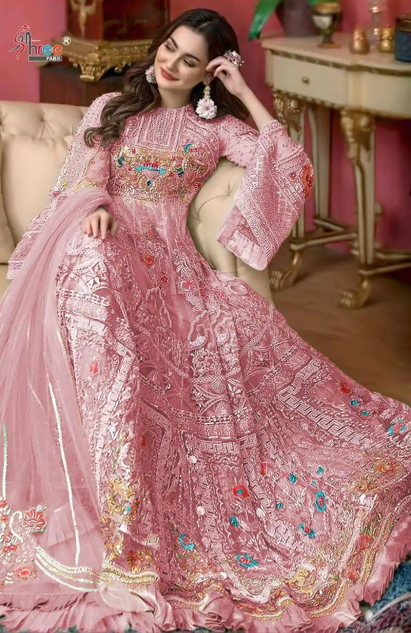 FC 241 Pink Color Heavy Net Sequence Embroidery Sharara Suit Wedding, Party, Festive Expected Delivery 4-6 Working Days  @2399/- | Jump Suits, Salwar suit, Designer Suits, Casual Suits, Creative suits, Palazzo Suits, Party Wear Suits, Patiala Suits, Straight Suits