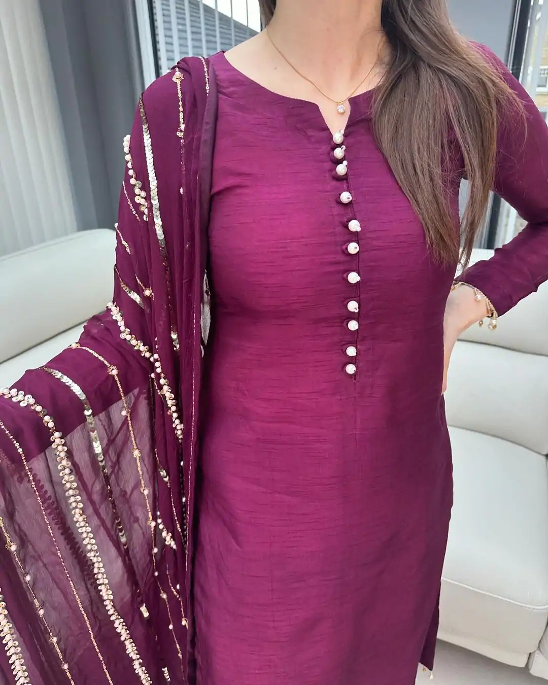 SRK 5161 Purple Color Chinnon Silk Embroidery Coding Dori Salwar Suit Wedding, Party, Festive, Events Expected Delivery 4-6 Working Days @ 1899/- | Jump Suits, Salwar suit, Designer Suits, Casual Suits, Creative suits, Palazzo Suits, Party Wear Suits, Patiala Suits, Straight Suits