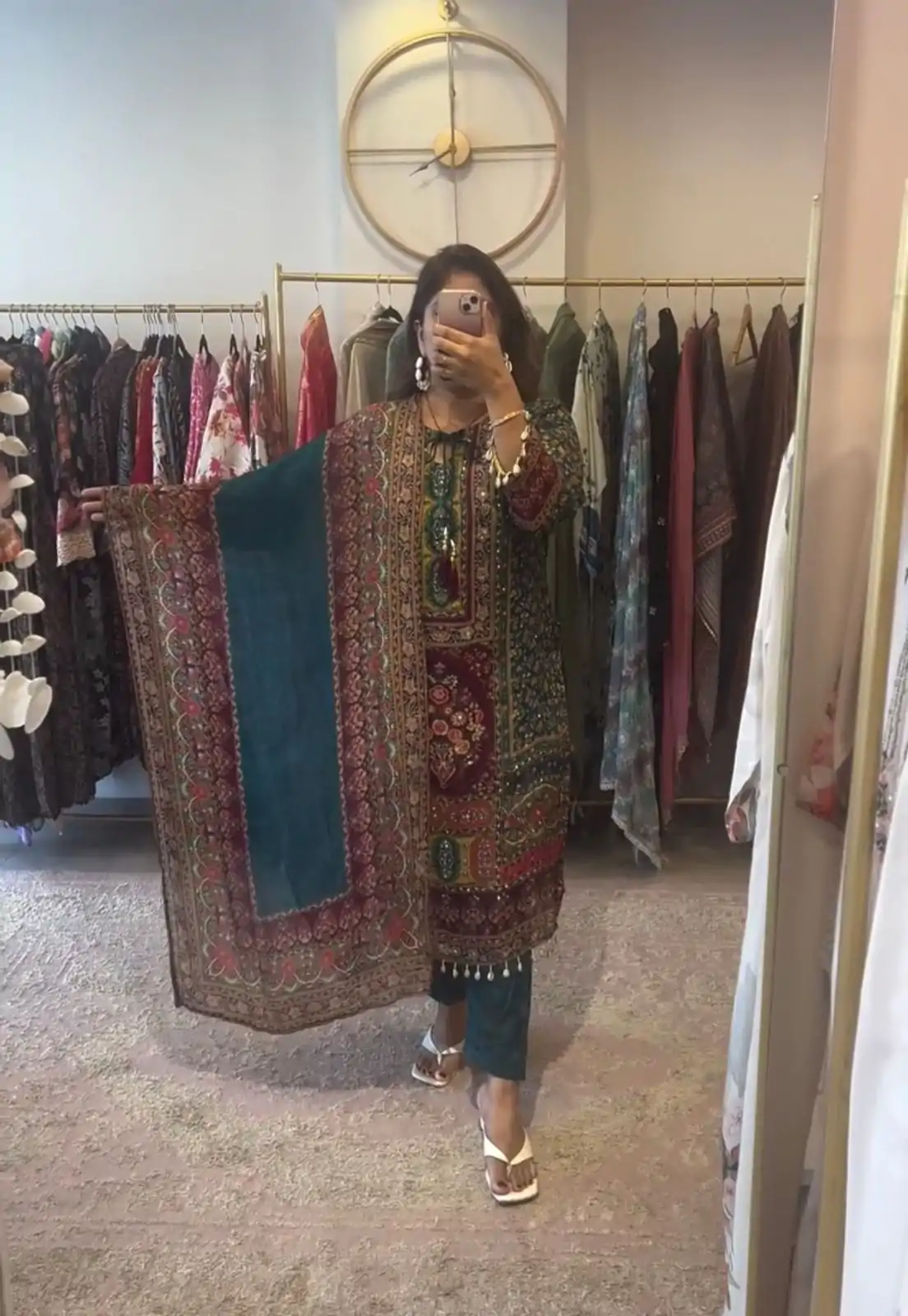 SSR 475 Blue Color Georgette Digital Printed Mirror Handwork Salwar Suit Wedding, Party, Festive, Events Expected Delivery 4-6 Working Days @ 1849/- | Jump Suits, Salwar suit, Designer Suits, Casual Suits, Creative suits, Palazzo Suits, Party Wear Suits, Patiala Suits, Straight Suits