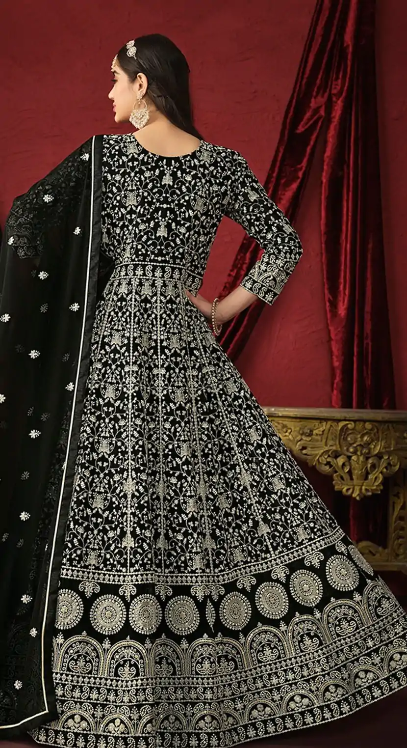 FC DANI 2911 Black Color Georgette Embroidery Salwar Suit Wedding, Party, Festive events, Expected Delivery  4-6 Working Days @3399 | Salwar suit, Designer Suits, Casual Suits, Creative suits, Palazzo Suits, Party Wear Suits, Patiala Suits, Straight Suits