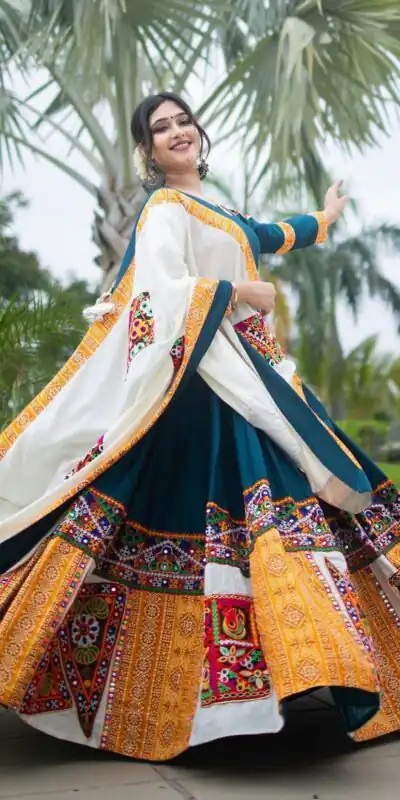 LG 593 Blue Color Crepe Printed Real Mirror Work Lehenga Choli Traditional Wear, Festive, Wedding, Events Expected Delivery 4-6 Working Days @1949/- | Lehenga, Bollywood Lehenga, Creative Lehenga, Designer Lehenga, Embroidered Lehenga, Party Wear Lehenga