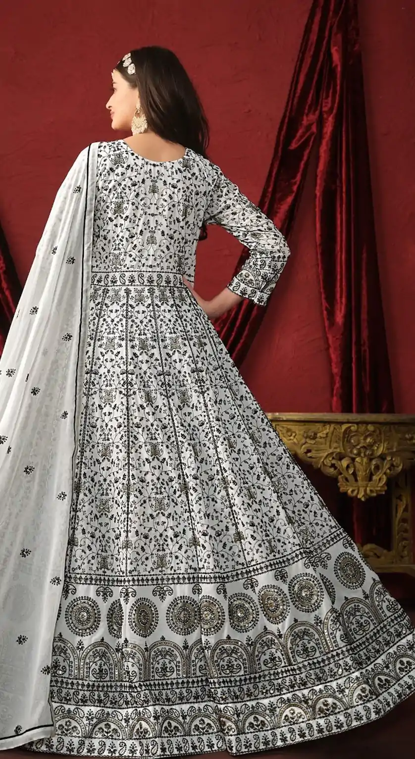 FC DANI 2911 White  Color Vaishnavi Net Embroidery Salwar Suit Wedding, Party, Festive events, Expected Delivery  4-6 Working Days @3399 | Salwar suit, Designer Suits, Casual Suits, Creative suits, Palazzo Suits, Party Wear Suits, Patiala Suits, Straight Suits