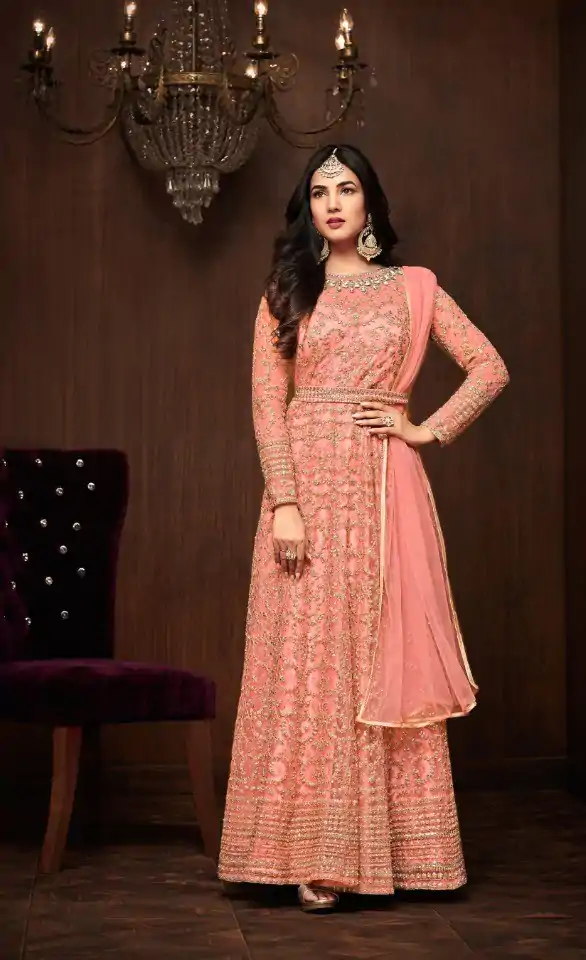 FC Maisha 1103 Light Orange Color Vaishnavi Net Embroidery Sharara Suit Wedding, Party, Festive Expected Delivery 4-6 Working Days  @2599/- | Jump Suits, Salwar suit, Designer Suits, Casual Suits, Creative suits, Palazzo Suits, Party Wear Suits, Patiala Suits, Straight Suits