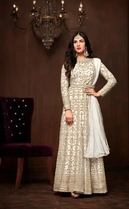 FC Maisha 1103 White Color Vaishnavi Net Embroidery Sharara Suit Wedding, Party, Festive Expected Delivery 4-6 Working Days  @2599/- | Jump Suits, Salwar suit, Designer Suits, Casual Suits, Creative suits, Palazzo Suits, Party Wear Suits, Patiala Suits, Straight Suits