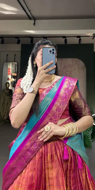 LNB 2011 Pink Color Kanjivaram Zari Weaving Work Lehenga Choli Traditional Wear, Festive, Party, Wedding, Events etc. Expected 4-6 Working Days @1899/- | Lehenga, Bollywood Lehenga, Creative Lehenga, Designer Lehenga, Embroidered Lehenga, Party Wear Lehenga