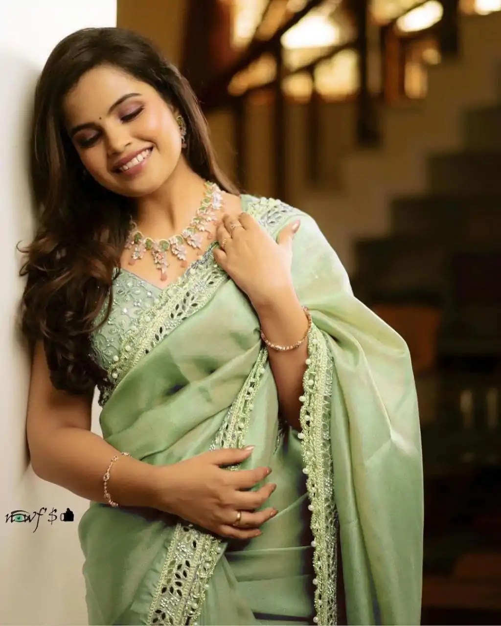 BT 3106 Pista Color Silver Tissue Silk Embroidery Sequence Saree Casual, Party Wear, Traditional Wear, Wedding Wear, Events Etc.@1999/- | Sarees, Bollywood Sarees, Creative Sarees, Designer Sarees, Ethnic Saree, Modern Digital sarees, Party Wear Sarees