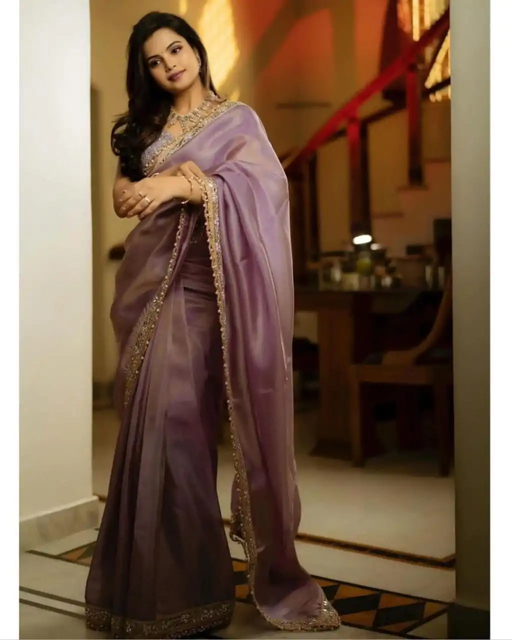 BT 3106 Purple Color Silver Tissue Silk Embroidery Sequence Saree Casual, Party Wear, Traditional Wear, Wedding Wear, Events Etc.@1999/- | Sarees, Bollywood Sarees, Creative Sarees, Designer Sarees, Ethnic Saree, Modern Digital sarees, Party Wear Sarees