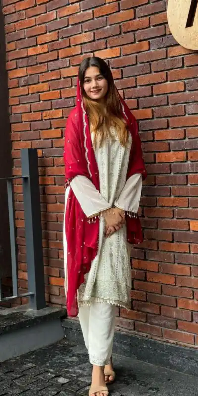 AD 170 White Color Georgette Embroidery Work Sharara Suit Casual, Wedding, Party, Festive, Events Etc. Expected Delivery 4-6 Working Days @1999/- | Jump Suits, Salwar suit, Designer Suits, Casual Suits, Creative suits, Palazzo Suits, Party Wear Suits, Patiala Suits, Straight Suits