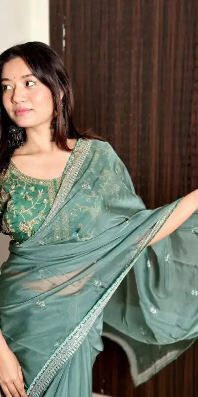 AC MAGIC CIRCLE Blue Color Pure Soft Organza Embroidery Zari Saree Casual, Wedding, Festive, Events Expected Delivery 4-6 Working Days @2099/- | Sarees, Bollywood Sarees, Creative Sarees, Designer Sarees, Embroidered Sarees, Ethnic Saree, Modern Digital sarees, Party Wear Sarees