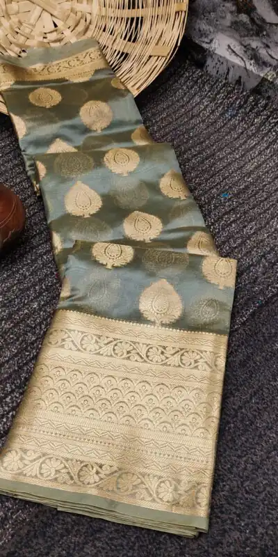 MB 3246 Olive Color Organza Silk Beautiful Gold Zari Saree Casual, Wedding, Party, Festival, Events, Etc. Expected Delivery 4-6 Working Days @1599/- | Sarees, Bollywood Sarees, Creative Sarees, Designer Sarees, Embroidered Sarees, Ethnic Saree, Modern Digital sarees, Party Wear Sarees