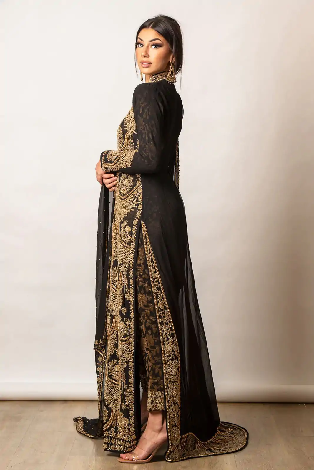 KD 1268 Black Color Georgette Thread Sequence Work Salwar Suit Casual, Party, Festive, Events Wedding Etc.  Expected Delivery 4-6 Working Days @2549/- | Salwar suit, Designer Suits, Casual Suits, Creative suits, Palazzo Suits, Party Wear Suits, Straight Suits