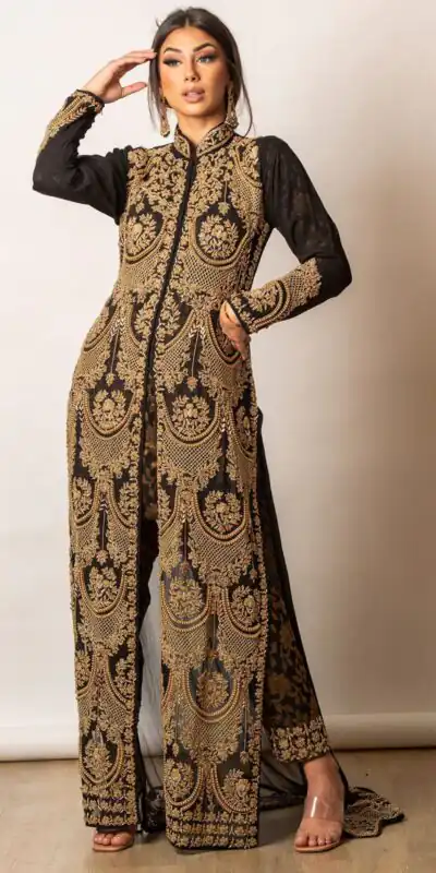 KD 1268 Black Color Georgette Thread Sequence Work Salwar Suit Casual, Party, Festive, Events Wedding Etc.  Expected Delivery 4-6 Working Days @2549/- | Salwar suit, Designer Suits, Casual Suits, Creative suits, Palazzo Suits, Party Wear Suits, Straight Suits