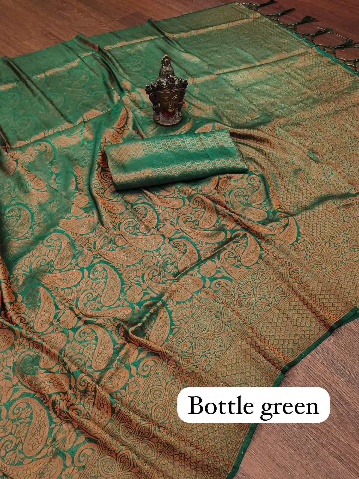 GK Kubera Bottle Green Color Soft Silk Beautiful Rich Pallu All Over Saree Events Casual Wedding Festive . Expected Delivery  4-6 Working Days @1699/- | Sarees, Bollywood Sarees, Creative Sarees, Designer Sarees, Embroidered Sarees, Ethnic Saree, Modern Digital sarees, Party Wear Sarees