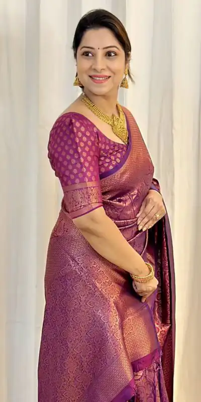 GK Kubera Purple Color Soft Silk Beautiful Rich Pallu All Over Saree Events Casual Wedding Festive . Expected Delivery  4-6 Working Days @1699/- | Sarees, Bollywood Sarees, Creative Sarees, Designer Sarees, Embroidered Sarees, Ethnic Saree, Modern Digital sarees, Party Wear Sarees