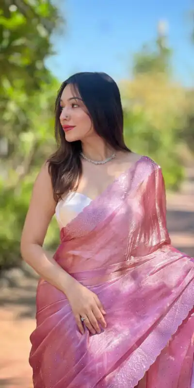 DF Burberry Onion Color Burberry Silk Diamond Sequins Saree Casual, Party Wear, Wedding, Events Etc Delivery Expected.4-6 Working Days 1899/- | Sarees, Bollywood Sarees, Creative Sarees, Designer Sarees, Embroidered Sarees, Ethnic Saree, Modern Digital sarees, Party Wear Sarees