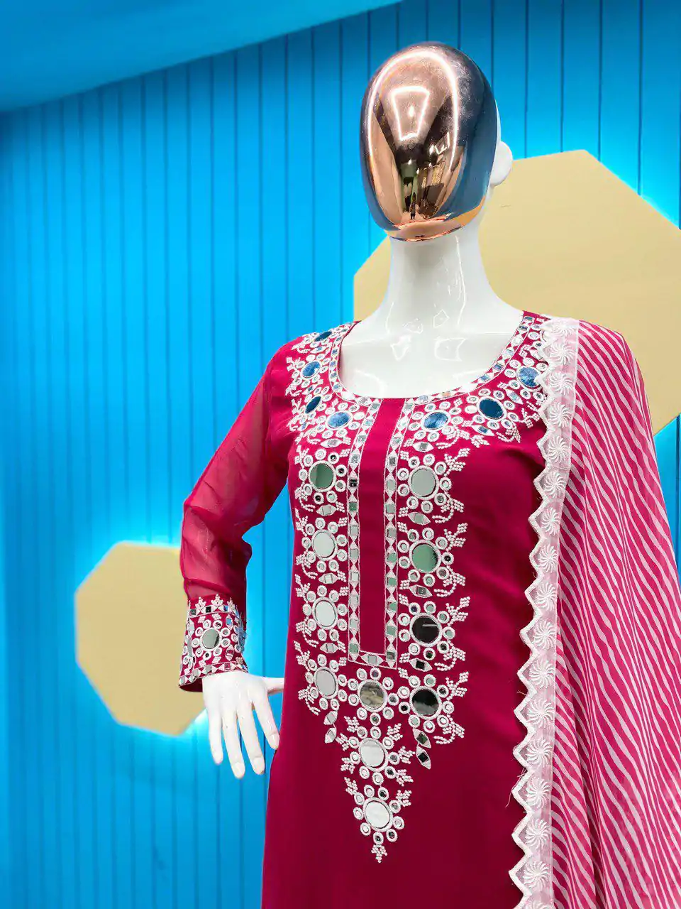 LG 1763 Pink color Georgette Embroidery Mirror Work Salwar Suit Casual, Wedding, Party, Festive, Events . Expected Delivery  4-6 Working Days @1899/- | Salwar suit, Designer Suits, Casual Suits, Creative suits, Palazzo Suits, Party Wear Suits, Patiala Suits, Straight Suits