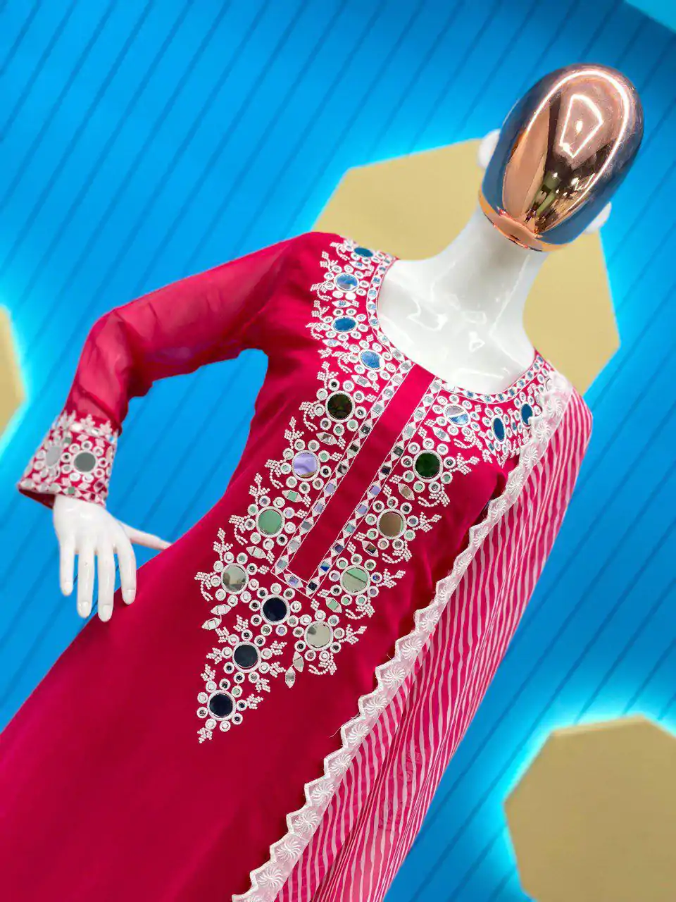 LG 1763 Pink color Georgette Embroidery Mirror Work Salwar Suit Casual, Wedding, Party, Festive, Events . Expected Delivery  4-6 Working Days @1899/- | Salwar suit, Designer Suits, Casual Suits, Creative suits, Palazzo Suits, Party Wear Suits, Patiala Suits, Straight Suits