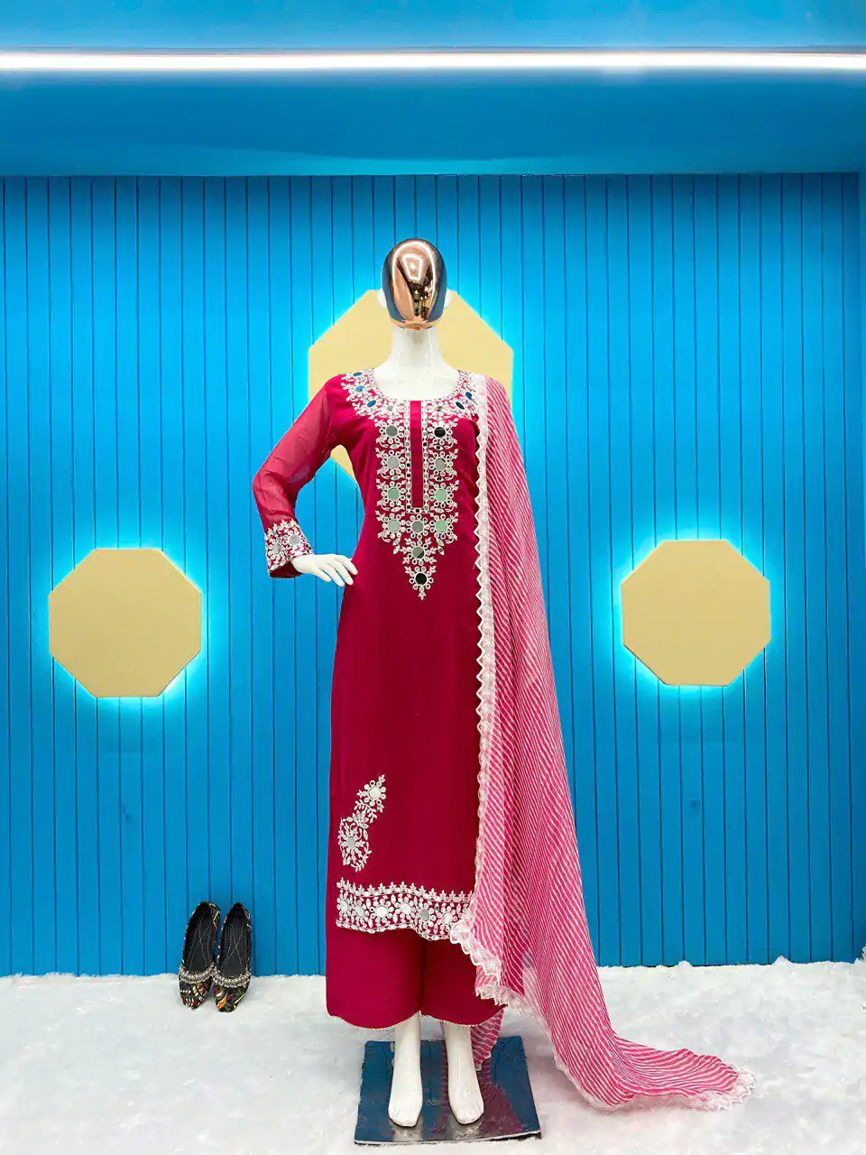 LG 1763 Pink color Georgette Embroidery Mirror Work Salwar Suit Casual, Wedding, Party, Festive, Events . Expected Delivery  4-6 Working Days @1899/- | Salwar suit, Designer Suits, Casual Suits, Creative suits, Palazzo Suits, Party Wear Suits, Patiala Suits, Straight Suits