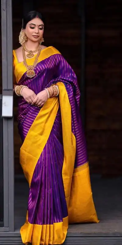 DDF POOJA Rebecca Purple Color Soft Lichi Silk Ordinary Design Rich Pallu Saree Casual, Party Wear, Events, Festivals Expected Delivery 4-6 Working @1499 | Sarees, Bollywood Sarees, Creative Sarees, Designer Sarees, Embroidered Sarees, Ethnic Saree, Modern Digital sarees, Party Wear Sarees