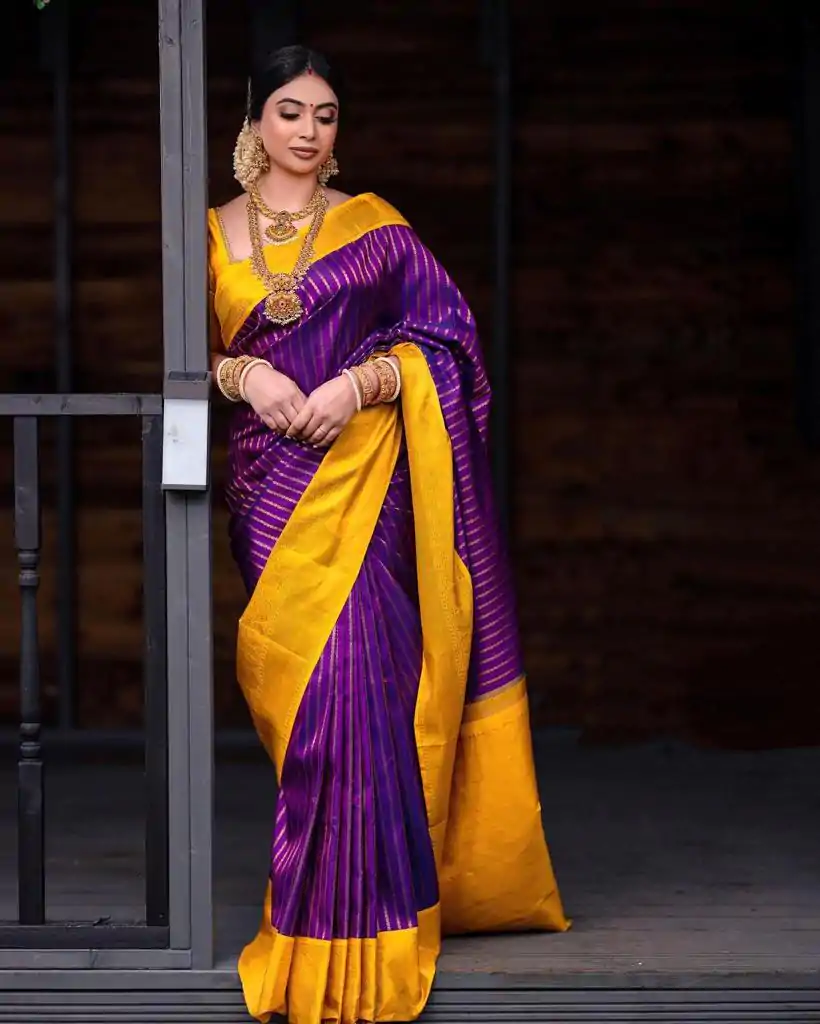 DDF POOJA Rebecca Purple Color Soft Lichi Silk Ordinary Design Rich Pallu Saree Casual, Party Wear, Events, Festivals Expected Delivery 4-6 Working @1499 | Sarees, Bollywood Sarees, Creative Sarees, Designer Sarees, Embroidered Sarees, Ethnic Saree, Modern Digital sarees, Party Wear Sarees