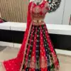 ZSR 3075 Red Color Georgette Embroidery Sequence Lehenga Choli Wedding, Party, Events Etc. Expected Delivery 4-6 Working Days 2349/- | Lehenga, Bollywood Lehenga, Creative Lehenga, Designer Lehenga, Embroidered Lehenga, Party Wear Lehenga