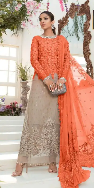 FC 1686 Grey Color Sequence Georgette Embroidery Salwar Suit Wedding, Party, Festive events, Expected Delivery  4-6 Working Days @2199 | Salwar suit, Designer Suits, Casual Suits, Creative suits, Palazzo Suits, Party Wear Suits, Patiala Suits, Straight Suits
