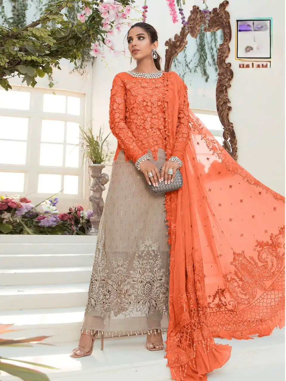 FC 1686 Grey Color Sequence Georgette Embroidery Salwar Suit Wedding, Party, Festive events, Expected Delivery  4-6 Working Days @2199 | Salwar suit, Designer Suits, Casual Suits, Creative suits, Palazzo Suits, Party Wear Suits, Patiala Suits, Straight Suits