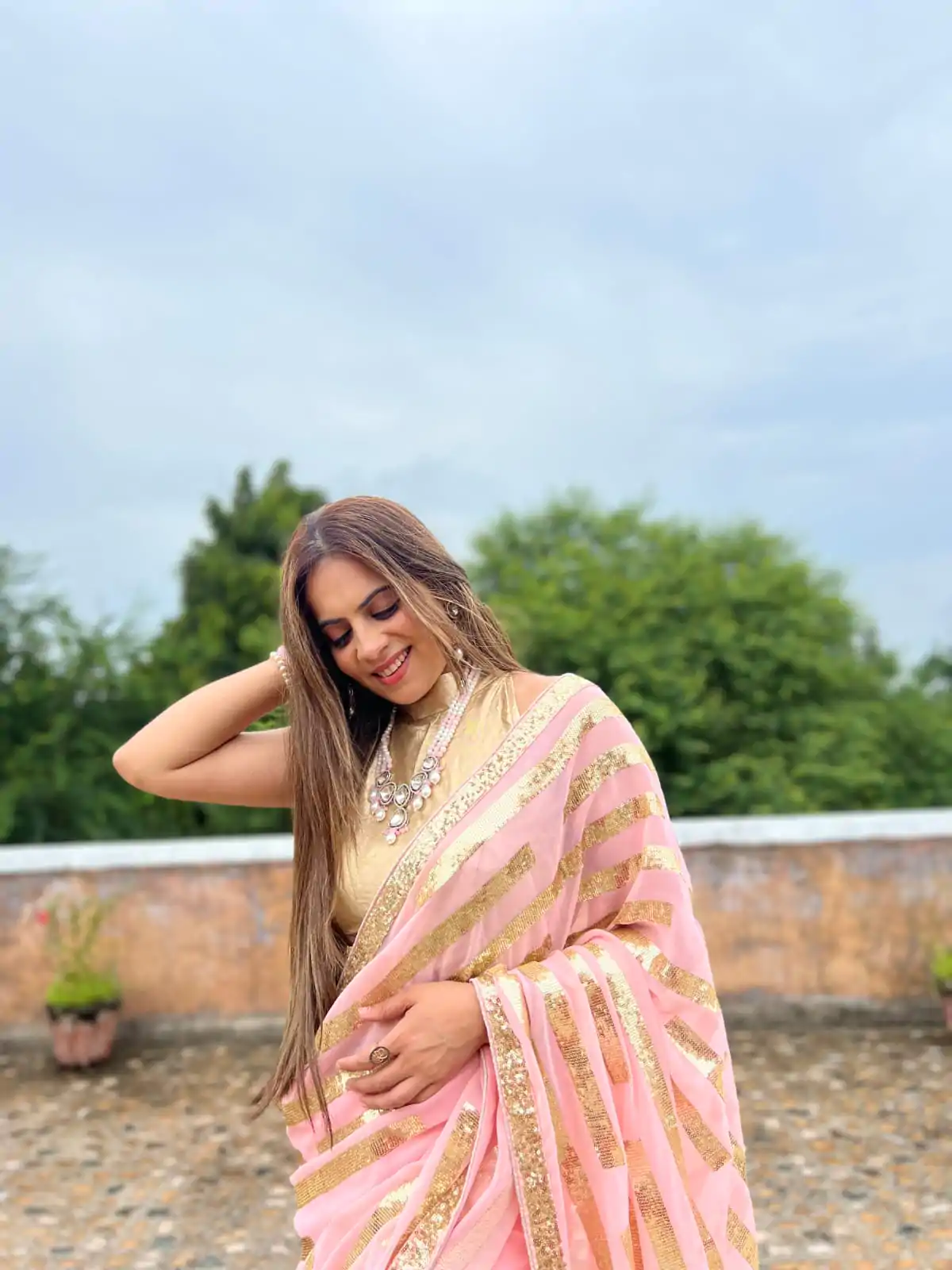 JR 610 Pink Color Georgette Embroidery Sequence Saree Casual, Wedding, Festive, Events Expected Delivery  4-6 Working Days @1749/- | Sarees, Bollywood Sarees, Creative Sarees, Designer Sarees, Embroidered Sarees, Ethnic Saree, Modern Digital sarees, Party Wear Sarees