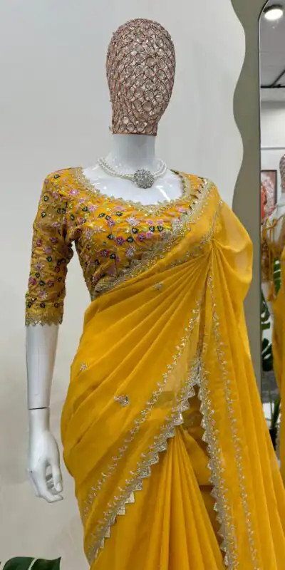 KD 497 Yellow Color Tabby Silk Thread Sequence Salwar Suit Casual, Party, Wedding, Festive, Events Etc.  Expected Delivery 4-6 Working Days @2049/- | Salwar suit, Designer Suits, Casual Suits, Creative suits, Palazzo Suits, Party Wear Suits, Patiala Suits, Straight Suits