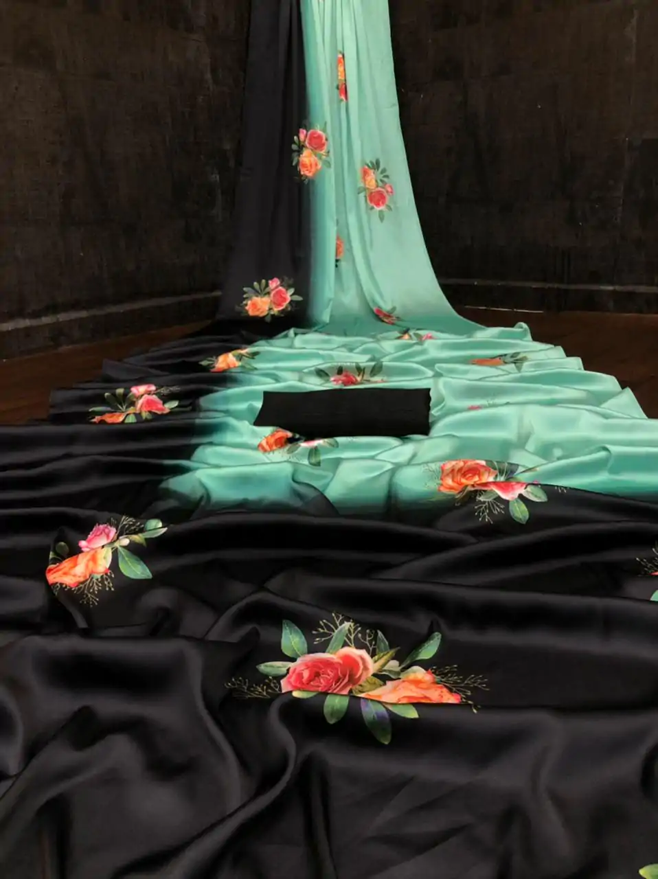 Veechis FLORAL Blue Color Heavy Devsena Soft Silk Beautiful Digital Printed Saree Casual, Party Festive, Events. Expected Delivery 4-6 Working Days @1499 | Sarees, Bollywood Sarees, Creative Sarees, Designer Sarees, Embroidered Sarees, Modern Digital sarees, Party Wear Sarees