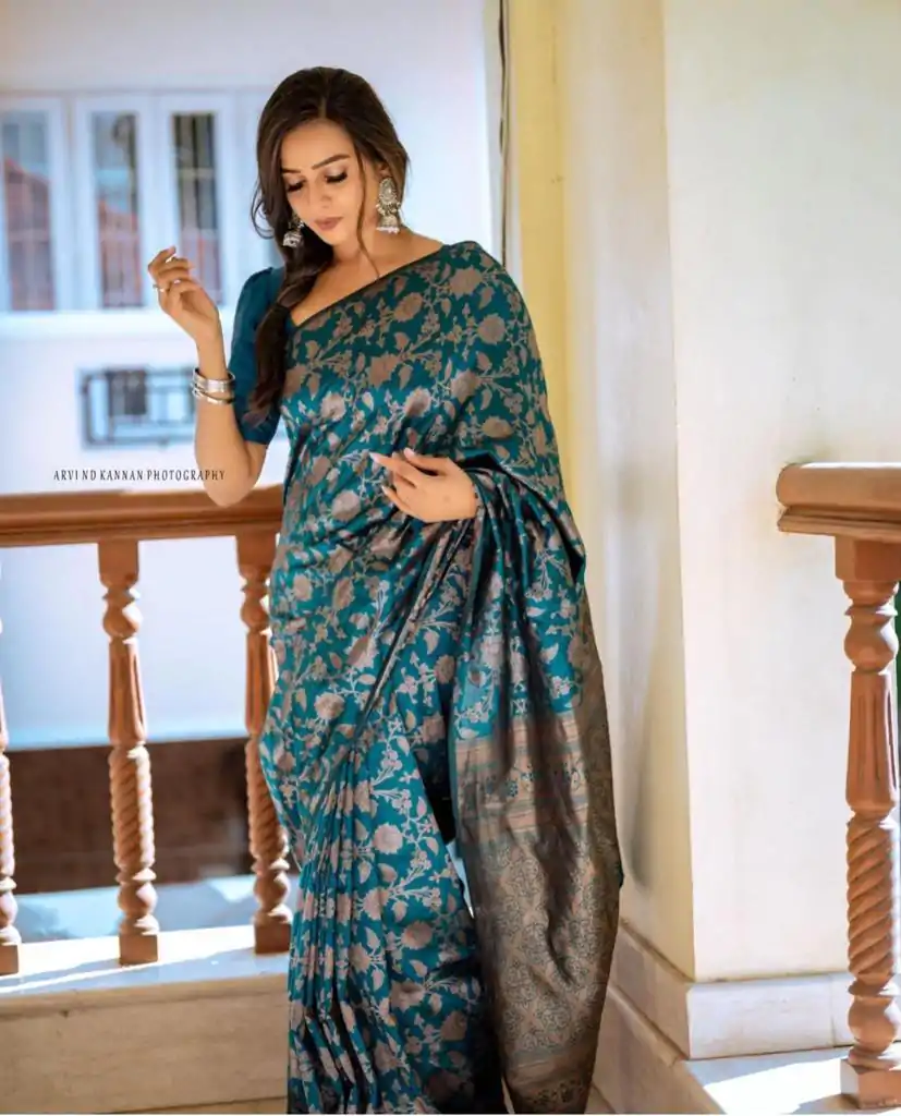 DDF RIYA Blue Color Soft Lichi Silk Ordinary Design Rich Pallu Saree Casual, Party Wear, Events, Festivals Expected Delivery 4-6 Working @1499 | Sarees, Bollywood Sarees, Creative Sarees, Designer Sarees, Embroidered Sarees, Ethnic Saree, Modern Digital sarees, Party Wear Sarees