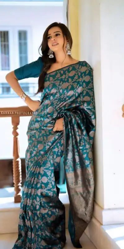 DDF RIYA Blue Color Soft Lichi Silk Ordinary Design Rich Pallu Saree Casual, Party Wear, Events, Festivals Expected Delivery 4-6 Working @1499 | Sarees, Bollywood Sarees, Creative Sarees, Designer Sarees, Embroidered Sarees, Ethnic Saree, Modern Digital sarees, Party Wear Sarees