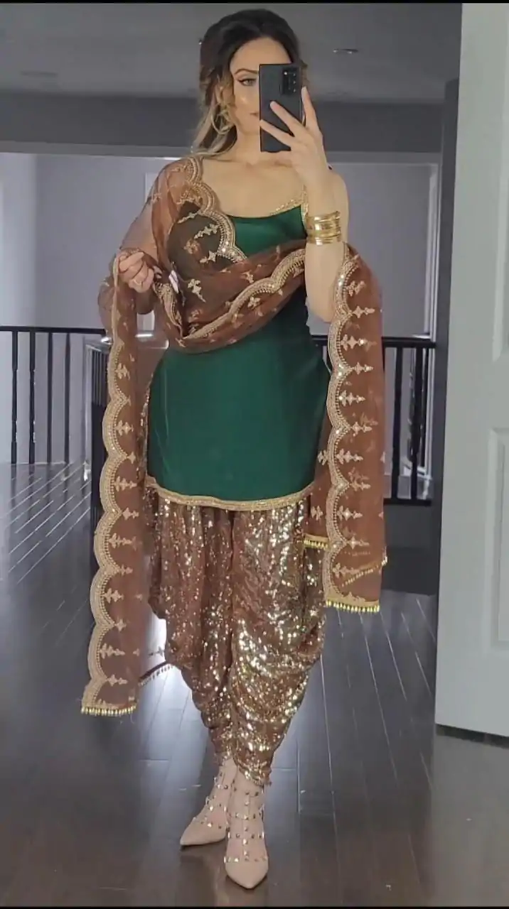 MF 245 Green Color Faux Georgette Embroidery Salwar Suit  Wedding, Party, Festive, Events Etc. Expected 4-6 Working Days @2099/- | Salwar suit, Designer Suits, Casual Suits, Creative suits, Palazzo Suits, Party Wear Suits, Patiala Suits, Straight Suits