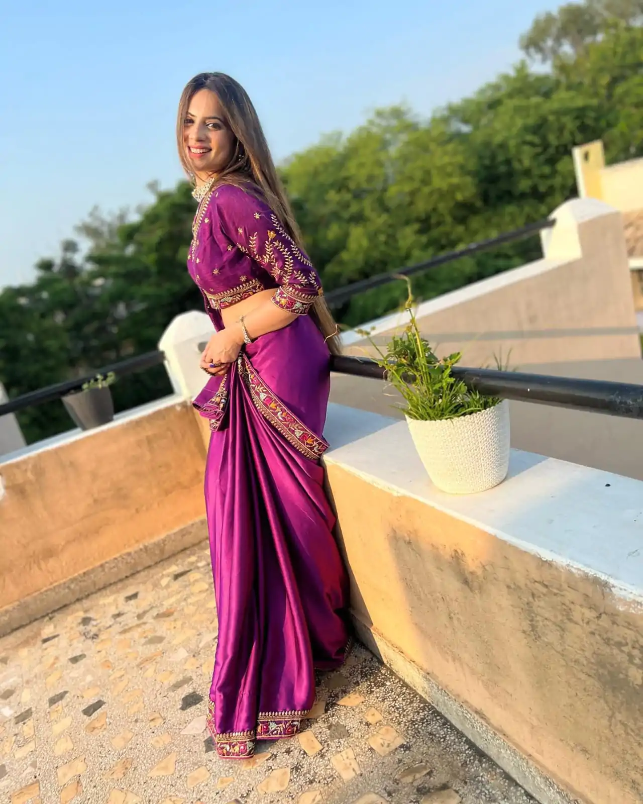 JR 576 Purple Color Rangoli Silk Embroidery Work Lace Saree Casual, Wedding, Festive, Events Expected Delivery  4-6 Working Days @1549/- | Sarees, Bollywood Sarees, Creative Sarees, Designer Sarees, Embroidered Sarees, Ethnic Saree, Modern Digital sarees, Party Wear Sarees