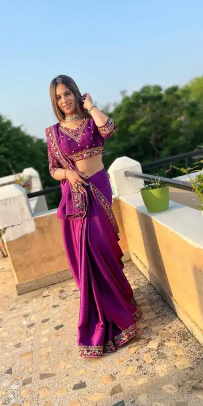 JR 576 Purple Color Rangoli Silk Embroidery Work Lace Saree Casual, Wedding, Festive, Events Expected Delivery 4-6 Working Days @1549/- | Sarees, Bollywood Sarees, Creative Sarees, Designer Sarees, Embroidered Sarees, Ethnic Saree, Modern Digital sarees, Party Wear Sarees