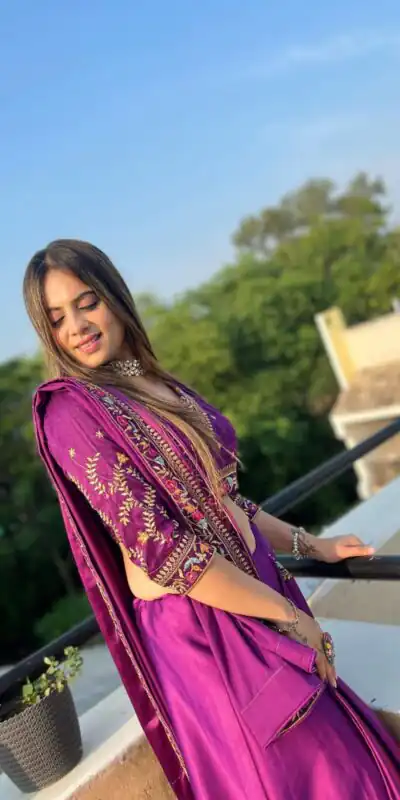 JR 576 Purple Color Rangoli Silk Embroidery Work Lace Saree Casual, Wedding, Festive, Events Expected Delivery 4-6 Working Days @1549/- | Sarees, Bollywood Sarees, Creative Sarees, Designer Sarees, Embroidered Sarees, Ethnic Saree, Modern Digital sarees, Party Wear Sarees