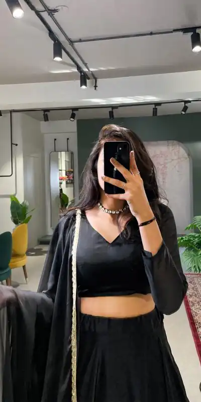 LNB 1227 Black Color Rangoli Silk Plain Lace Border  Lehenga Choli Traditional Wear, Festive, Party, Wedding, Events Expected 4-6 Working Days @1799/- | Lehenga, Bollywood Lehenga, Creative Lehenga, Designer Lehenga, Embroidered Lehenga, Party Wear Lehenga