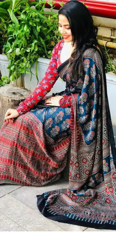 NT 143 Blue Color Modal Silk Digital Printed All Over Work Saree Events Casual Wedding Festive . Expected Delivery  4-6 Working Days @1449/- | Sarees, Bollywood Sarees, Creative Sarees, Designer Sarees, Embroidered Sarees, Ethnic Saree, Modern Digital sarees, Party Wear Sarees