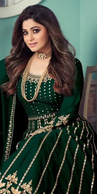 FC Shamita 8545 Green Color Georgette Codding Embroidery Anarkali Suit Wedding, Party, Festive Expected Delivery 4-6 Working Days @2499/- | Jump Suits, Salwar suit, Designer Suits, Casual Suits, Creative suits, Palazzo Suits, Party Wear Suits, Patiala Suits, Straight Suits