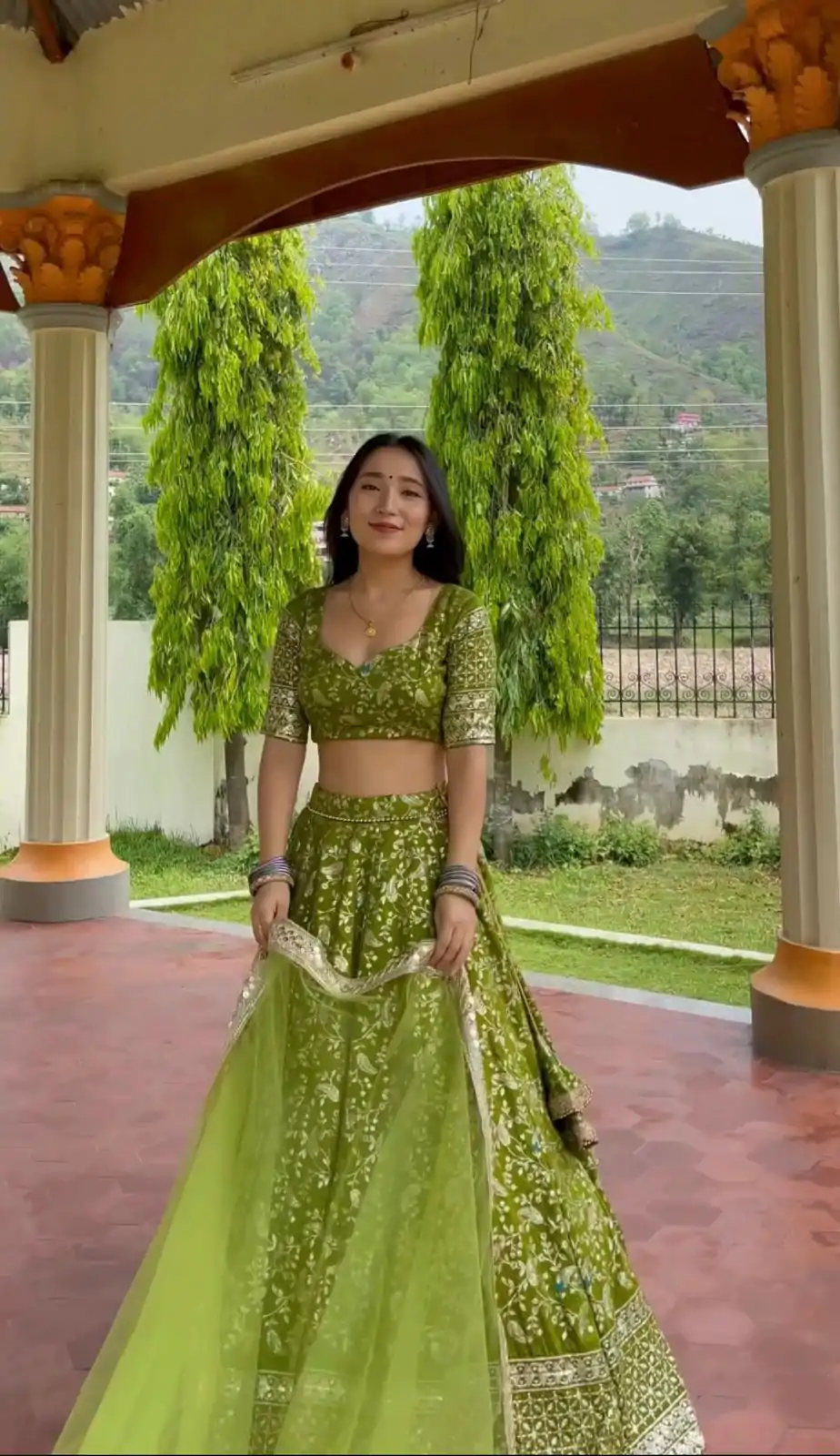 ZSR 3071 Green Color Georgette Embroidery Sequence Lehenga Choli Lehenga Choli Wedding, Party, Events Etc. Expected Delivery 4-6 Working Days 2299/- | Lehenga, Bollywood Lehenga, Creative Lehenga, Designer Lehenga, Embroidered Lehenga, Party Wear Lehenga