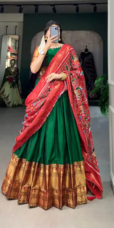 LNB 2040 Green Color Narayan Pet Zari Weaving Lehenga Choli Choli Festive Party Wedding, Events etc. Delivery 4-6 Working Days @1899/- | Lehenga, Bollywood Lehenga, Creative Lehenga, Designer Lehenga, Embroidered Lehenga, Party Wear Lehenga
