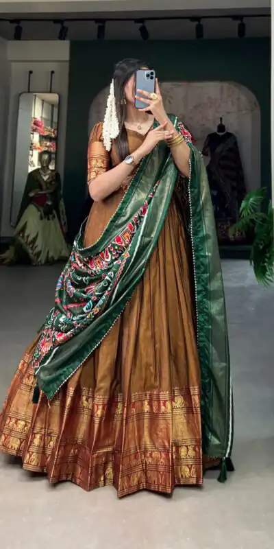 LNB 2040 Mustard Color Narayan Pet Zari Weaving Lehenga Choli Choli Festive Party Wedding, Events etc. Delivery 4-6 Working Days @1899/- | Lehenga, Bollywood Lehenga, Creative Lehenga, Designer Lehenga, Embroidered Lehenga, Party Wear Lehenga